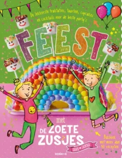 Feest met de Zoete Zusjes bakboek met meer dan 30 recepten