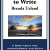 If You Want to Write