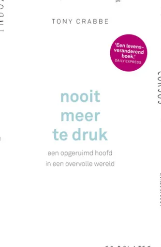 Nooit meer te druk